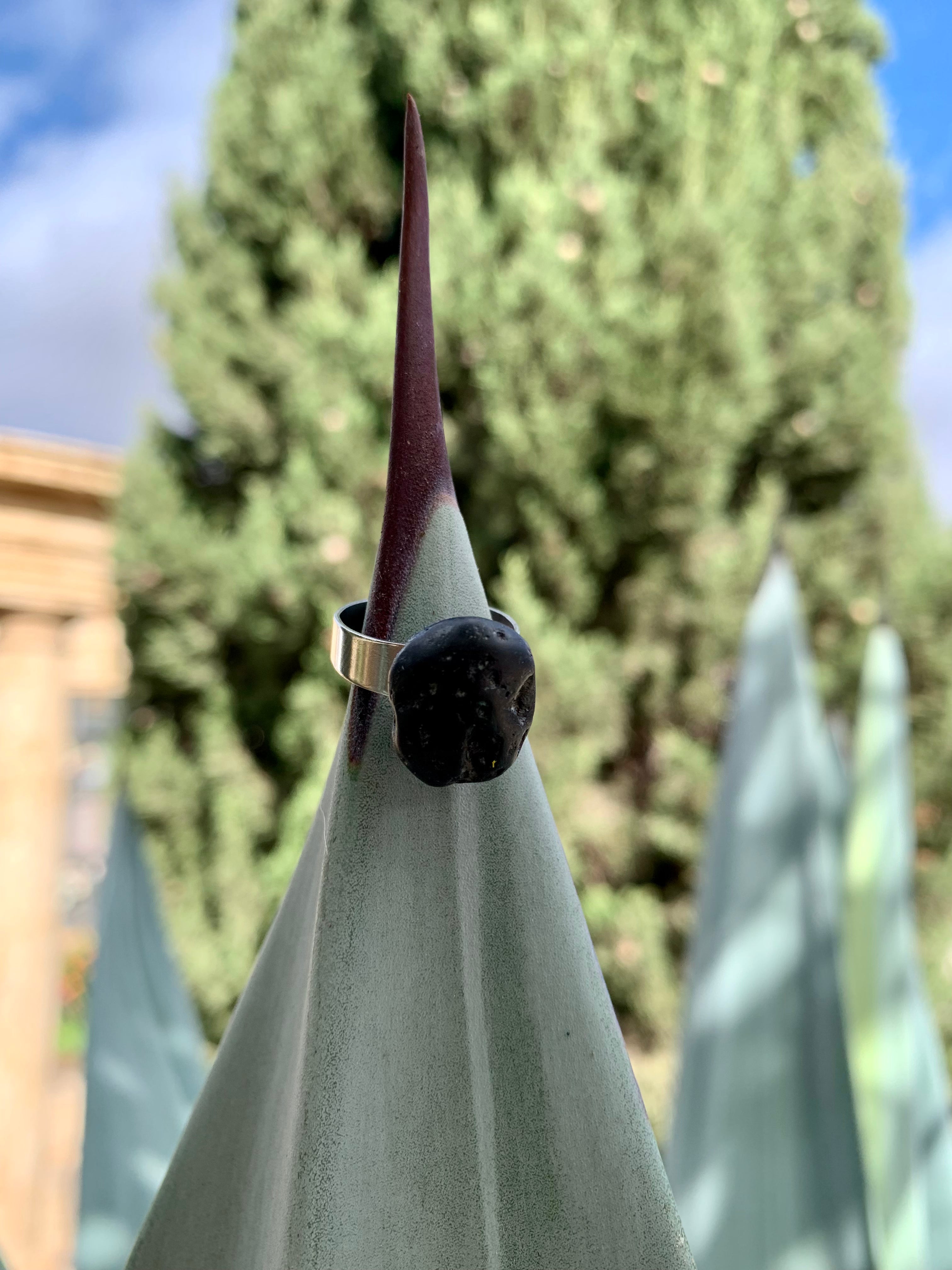 Anillo Basalto Negro 1