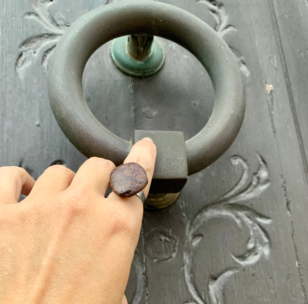 Anillo Jaspe madera 1