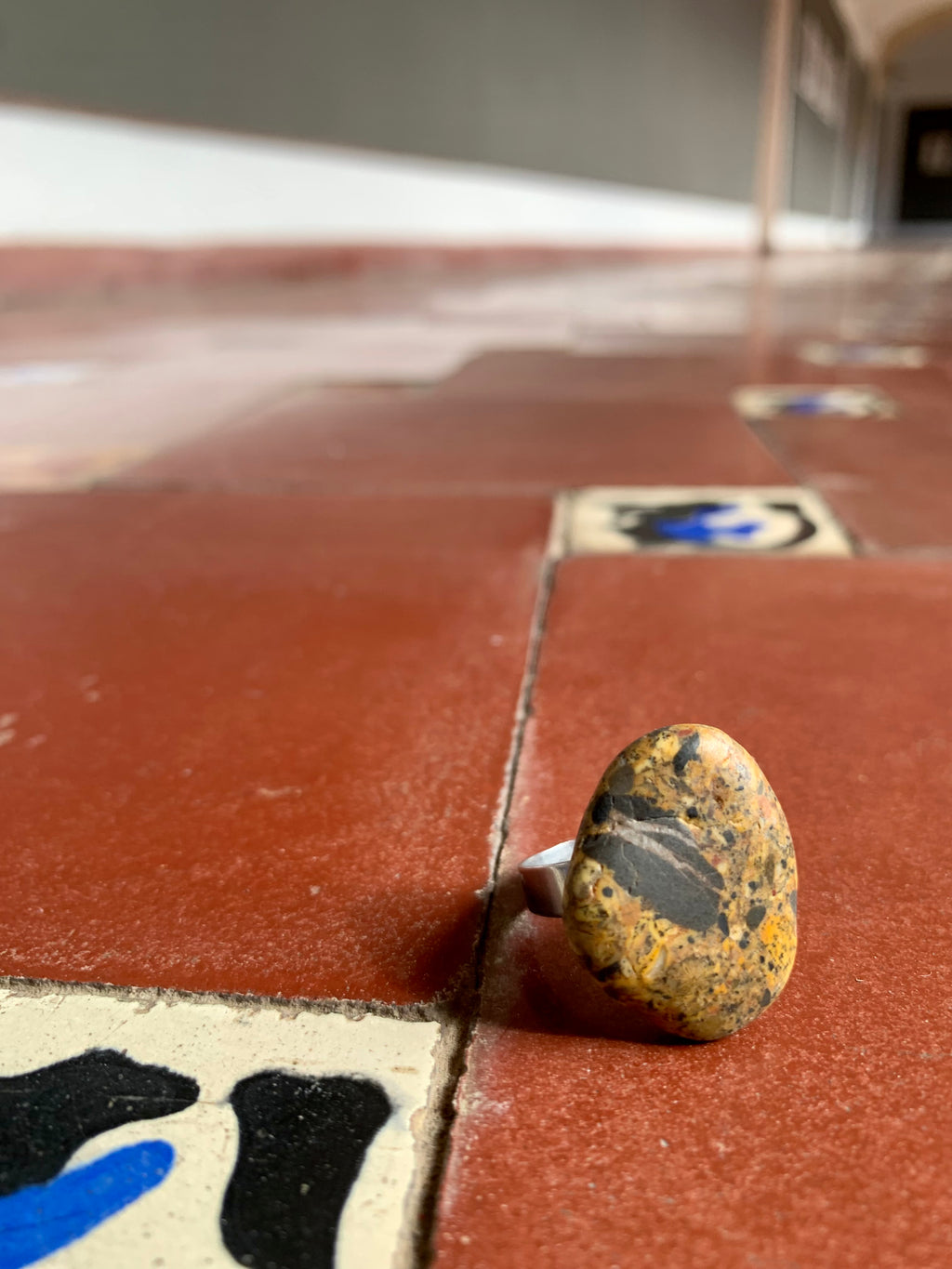 Anillo Jaspe mostaza